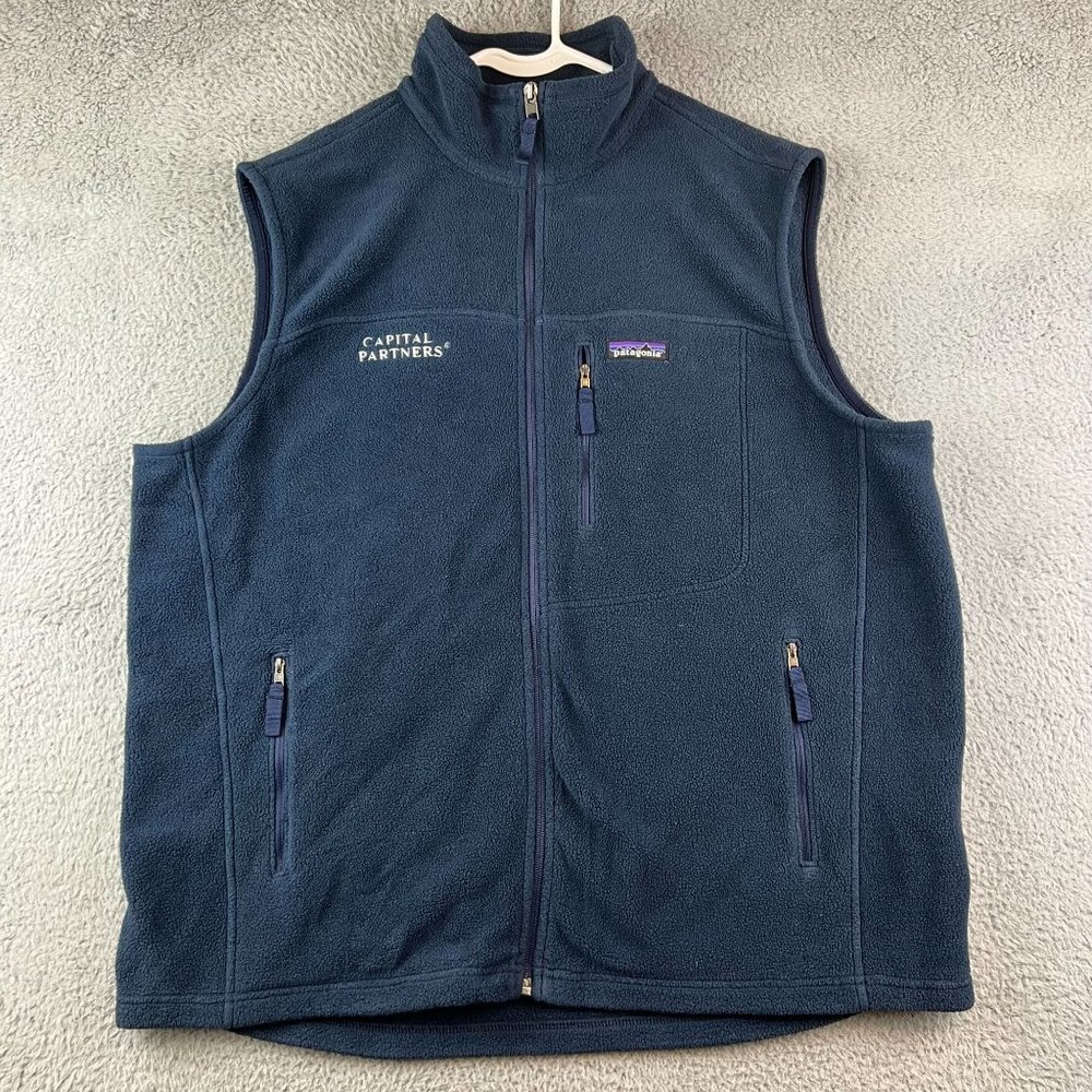 Patagonia Synchilla Fleece Sweater Vest Mens XL Solid Polyester